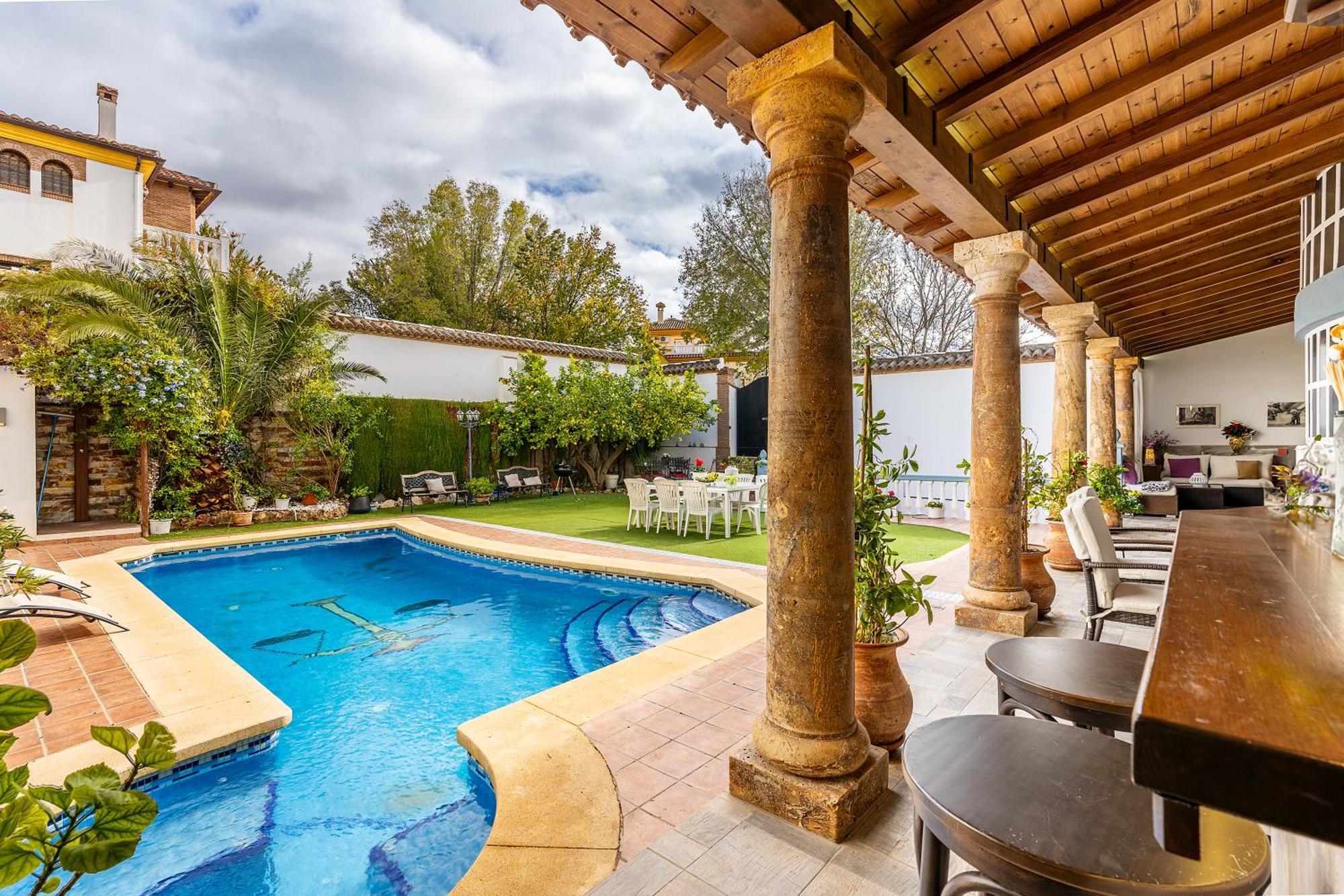 Вілла Casa De Amigos La Latina Con Piscina, Chimenea Y Barbacoa Illora Екстер'єр фото