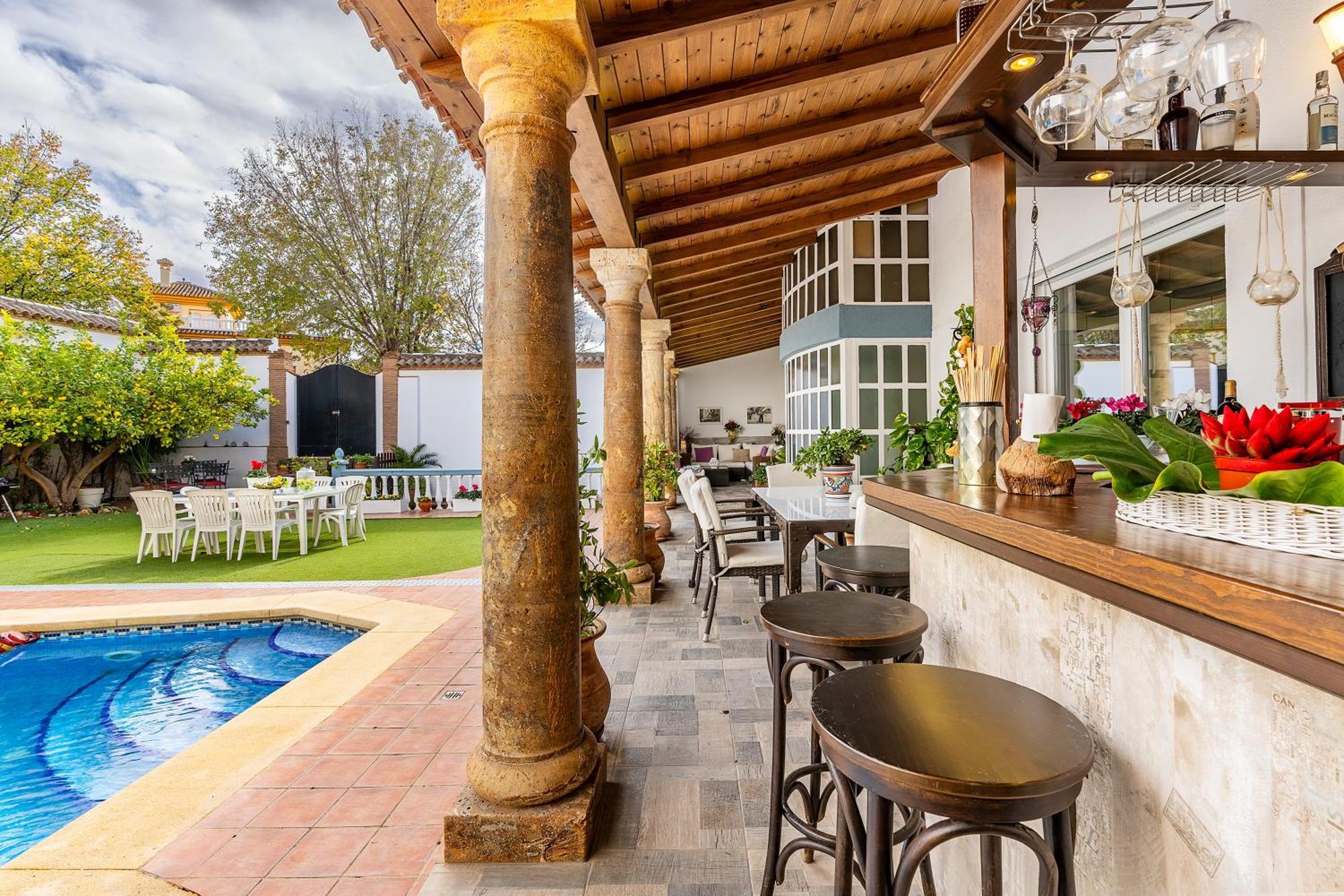 Вілла Casa De Amigos La Latina Con Piscina, Chimenea Y Barbacoa Illora Екстер'єр фото